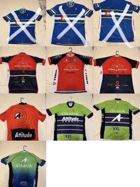Authentic High Quality Cycling Jerseys Size XL And XXL(Marked in the pictures)